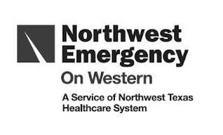 NORTHWEST EMERGENCY ON WESTERN A SERVICE OF NORTHWEST TEXAS HEALTHCARE SYSTEM logo