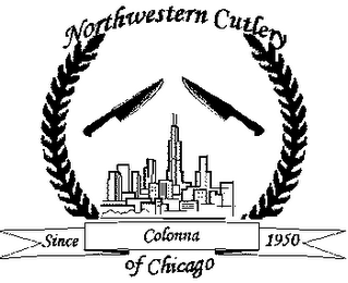 NORTHWESTERN CUTLERY OF CHICAGO SINCE 1950 COLONNA logo
