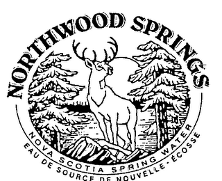 NORTHWOOD SPRINGS NOVA SCOTIA SPRING WATER EAU DE SOURCE DE NOUVELLE - ECOSSE logo