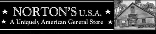 NORTON'S U.S.A. A UNIQUELY AMERICAN GENERAL STORE logo