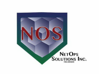 NOS NETOPS SOLUTIONS INC. THE ANSWER logo
