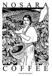 NOSARA COFFEE POETRY FOR THE PALATE logo