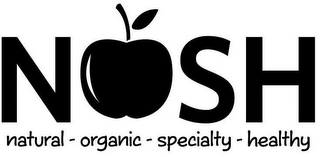 NOSH NATURAL - ORGANIC - SPECIALTY - HEALTHY logo