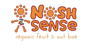 NOSH SENSE ORGANIC FRUIT & NUT BAR logo