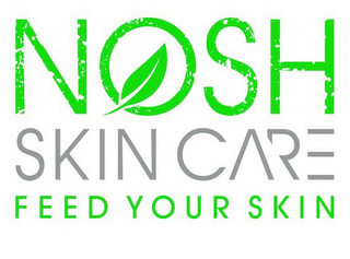 NOSH SKIN CARE FEED YOUR SKIN logo