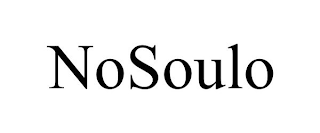 NOSOULO logo