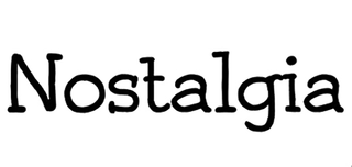 NOSTALGIA logo