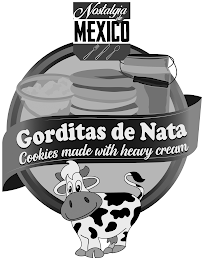 NOSTALGIA DE MEXICO GORDITAS DE NATA COOKIES MADE WITH HEAVY CREAM logo