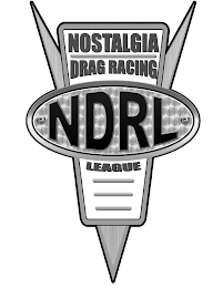 NOSTALGIA DRAG RACING LEAGUE NDRL logo