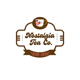 NOSTALGIA TEA CO. EST 2021 logo