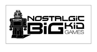 NOSTALGIC BIG KID GAMES logo