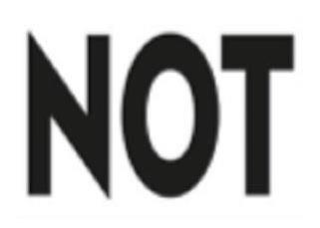 NOT logo
