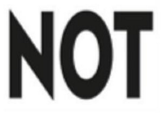NOT logo