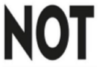 NOT logo
