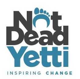 NOT DEAD YETTI INSPIRING CHANGE logo