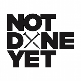 NOT DONE YET logo