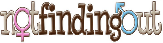 NOT FINDING OUT logo