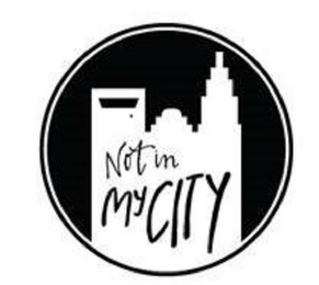 NOT IN MY CITY logo