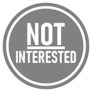 NOT INTERESTED logo