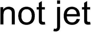 NOT JET logo