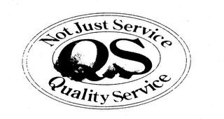 NOT JUST SERVICE QS QUALITY SERVICE logo
