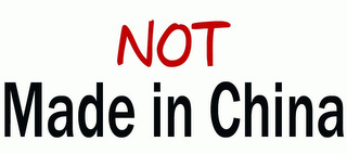 NOT MADE IN CHINA logo