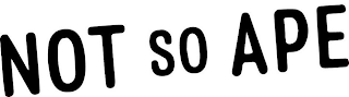 NOT SO APE logo