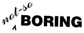 NOT-SO BORING logo