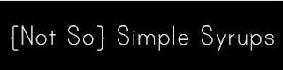 {NOT SO} SIMPLE SYRUPS logo