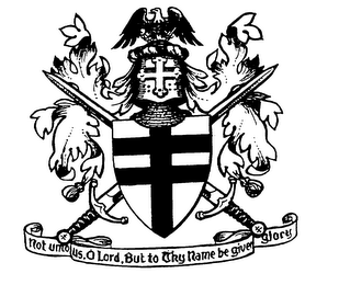 NOT UNTO US, O LORD, BUT TO THY NAME BE GIVEN GLORY logo