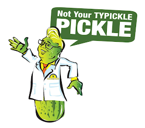 NOT YOUR TYPICKLE PICKLE FARM RIDGE FOODS logo