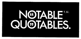 NOTABLE QUOTABLES logo