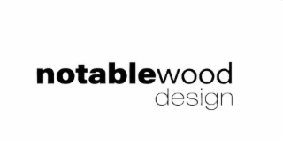 NOTABLEWOOD DESIGN logo