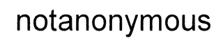 NOTANONYMOUS logo