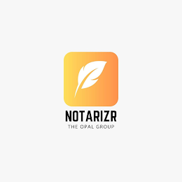 NOTARIZR THE OPAL GROUP logo