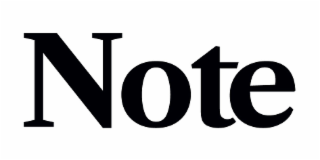 NOTE logo