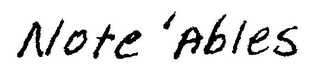 NOTE' ABLES logo