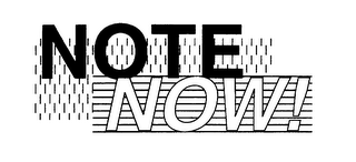 NOTE NOW logo