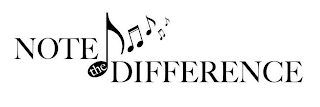NOTE THE DIFFERENCE logo