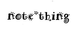 NOTE THING logo