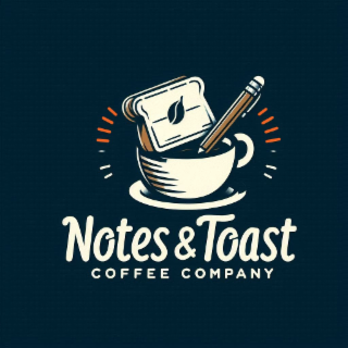 NOTES & TOAST COFFEE COMPANY logo
