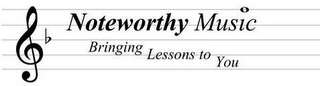 NOTEWORTHY MUSIC BRINGING LESSONS TO YOU logo