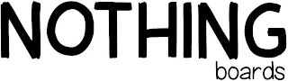 NOTHING BOARDS logo