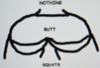 NOTHING BUTT SQUATS logo