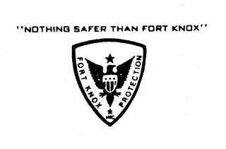 "NOTHING SAFER THAN FORT KNOX" FORT KNOX PROTECTION INC logo