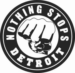 NOTHING STOPS DETROIT logo