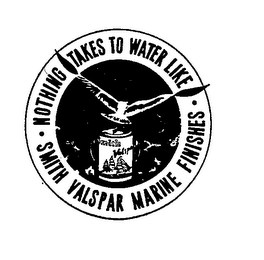 NOTHING TAKES TO WATER LIKE SMITH VALSPAR MARINE FINISHES logo