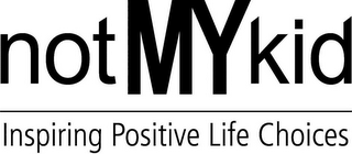 NOTMYKID INSPIRING POSITIVE LIFE CHOICES logo