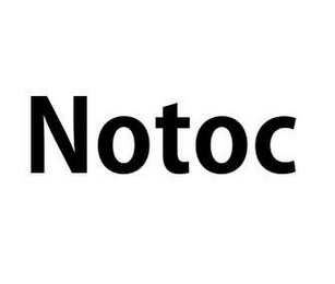 NOTOC logo