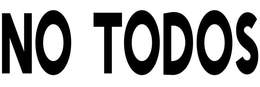 NO TODOS logo